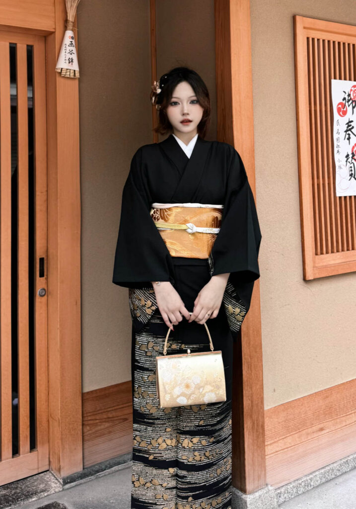 黒留袖和服